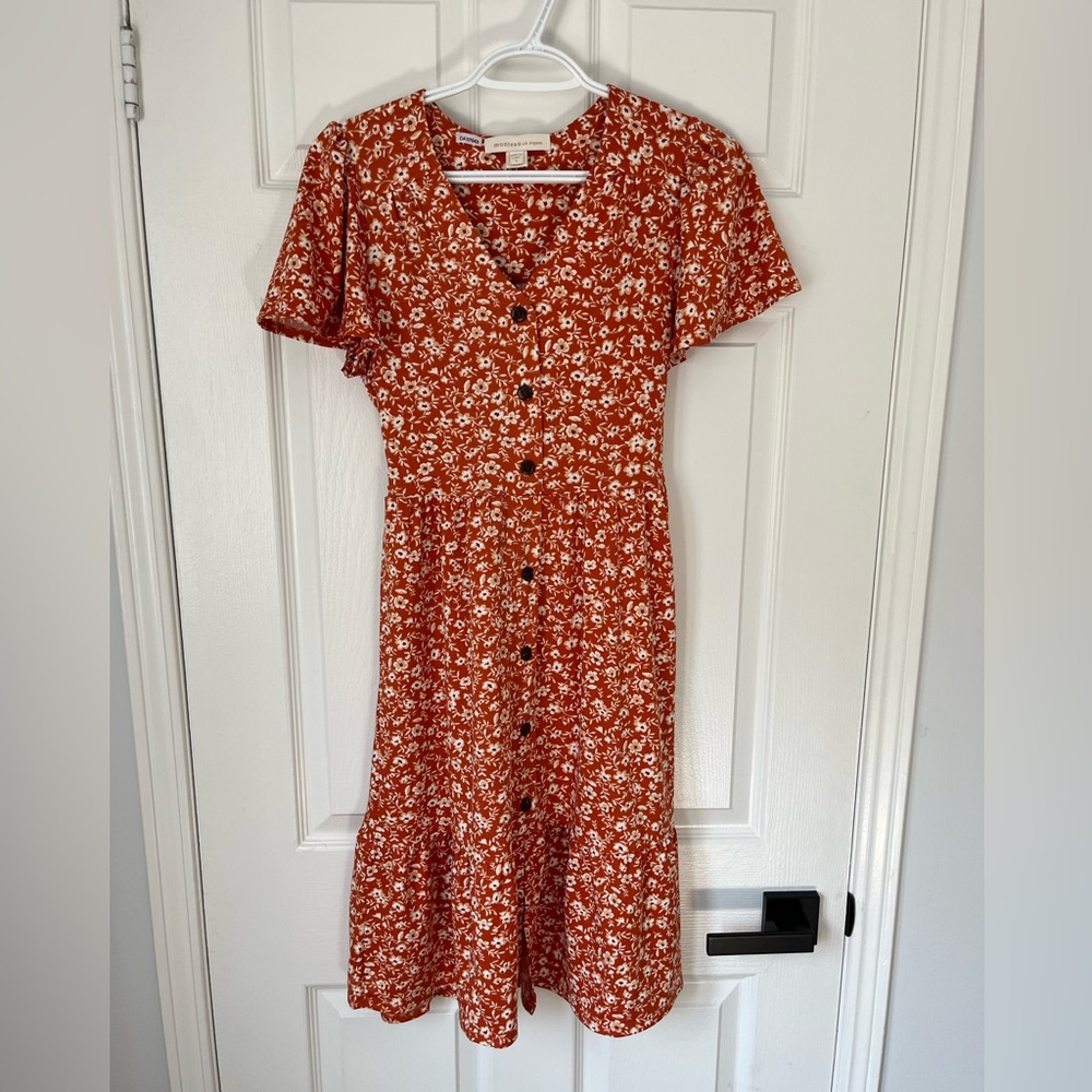 Monteau Floral Midi Dress